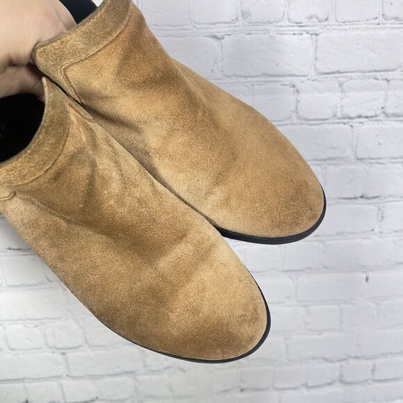 Sorel Ankle Booties Women Size 10 Lolla Brown Suede Leather Waterproof Cut Out - Picture 13 of 13